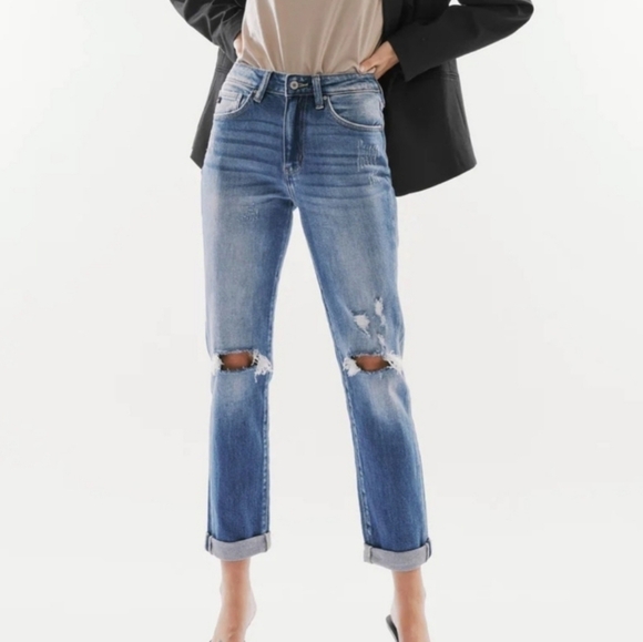 Kancan | EUC Raven ultra High Rise Slim Straight Jeans Size 11 / 29 - Picture 1 of 8
